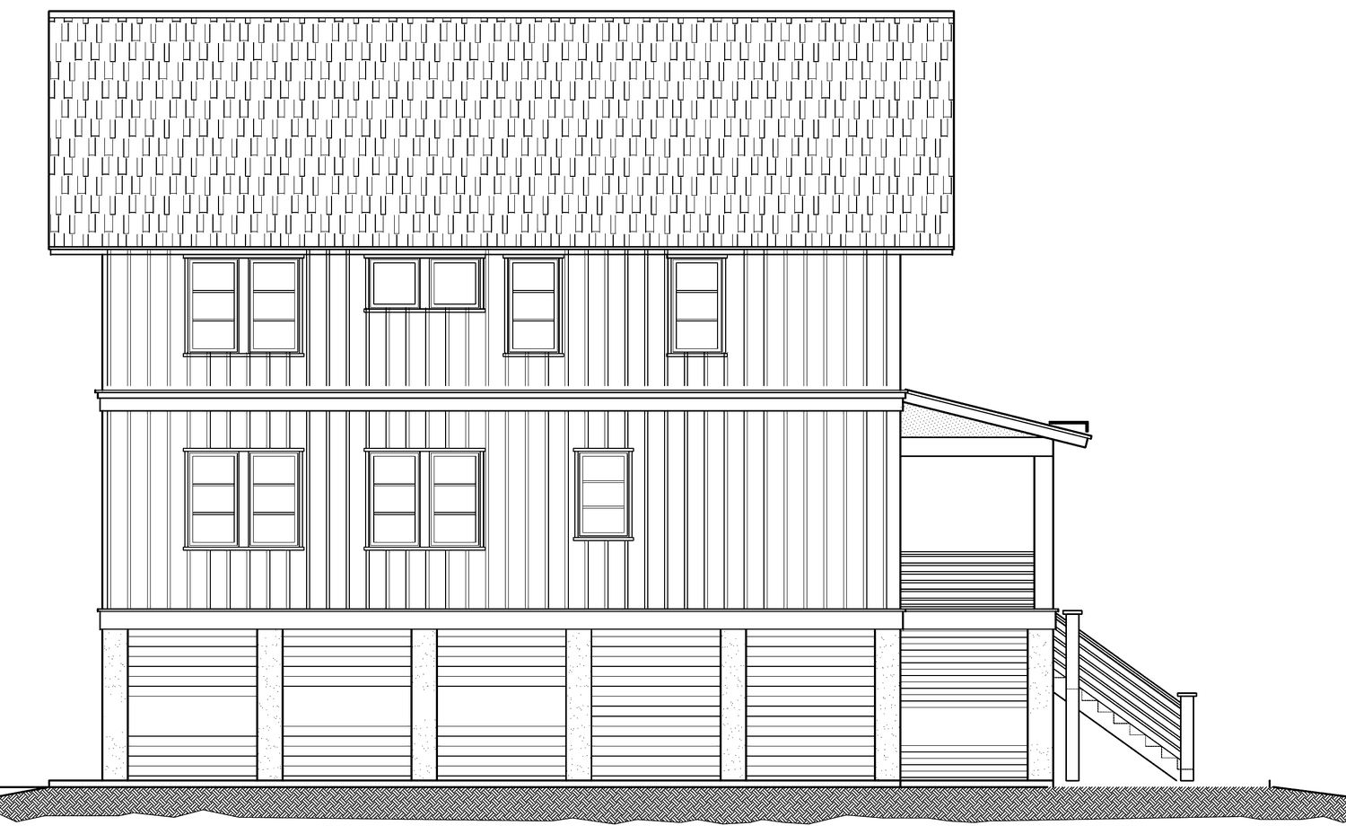 Left elevation