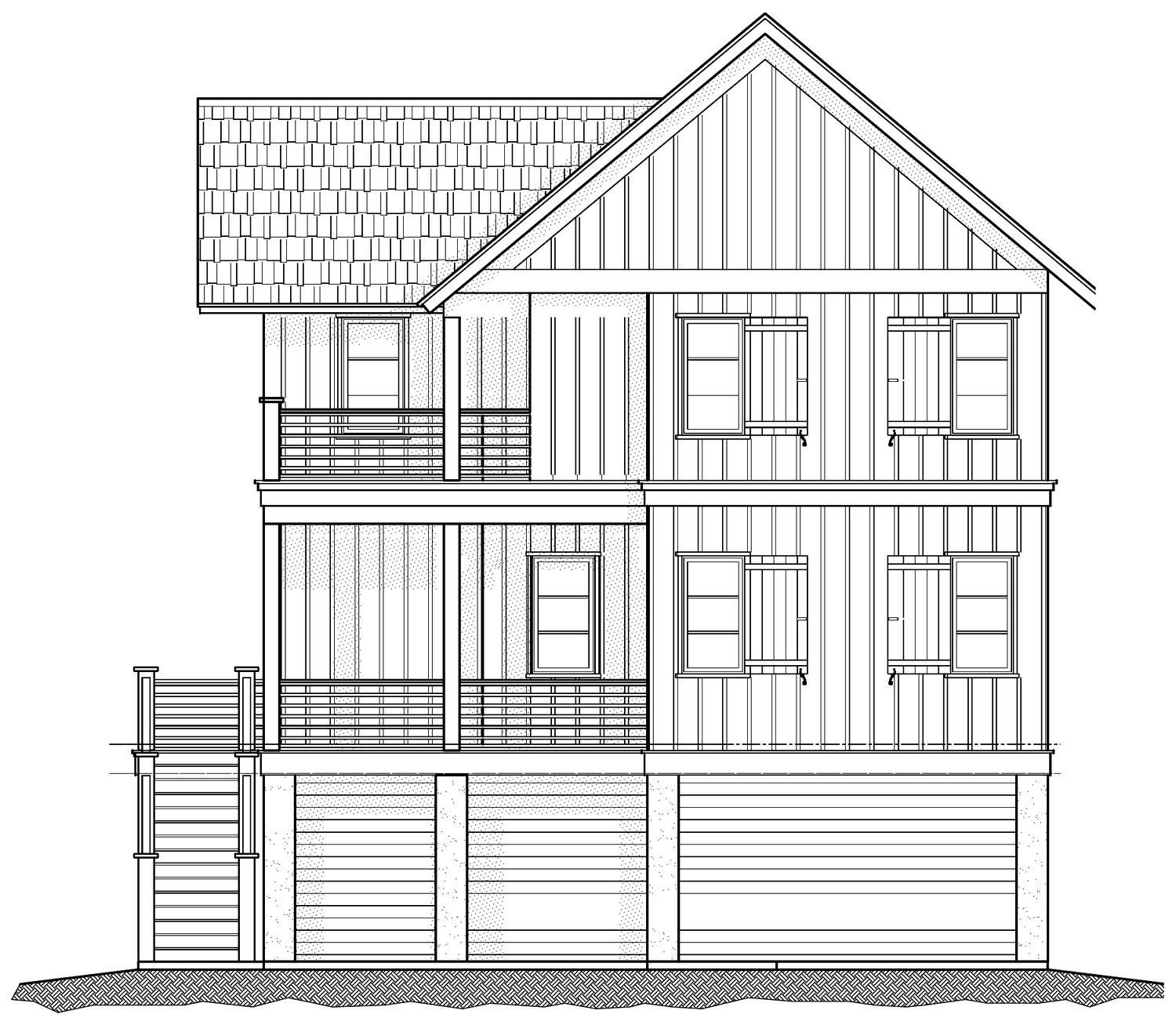 Rear elevation